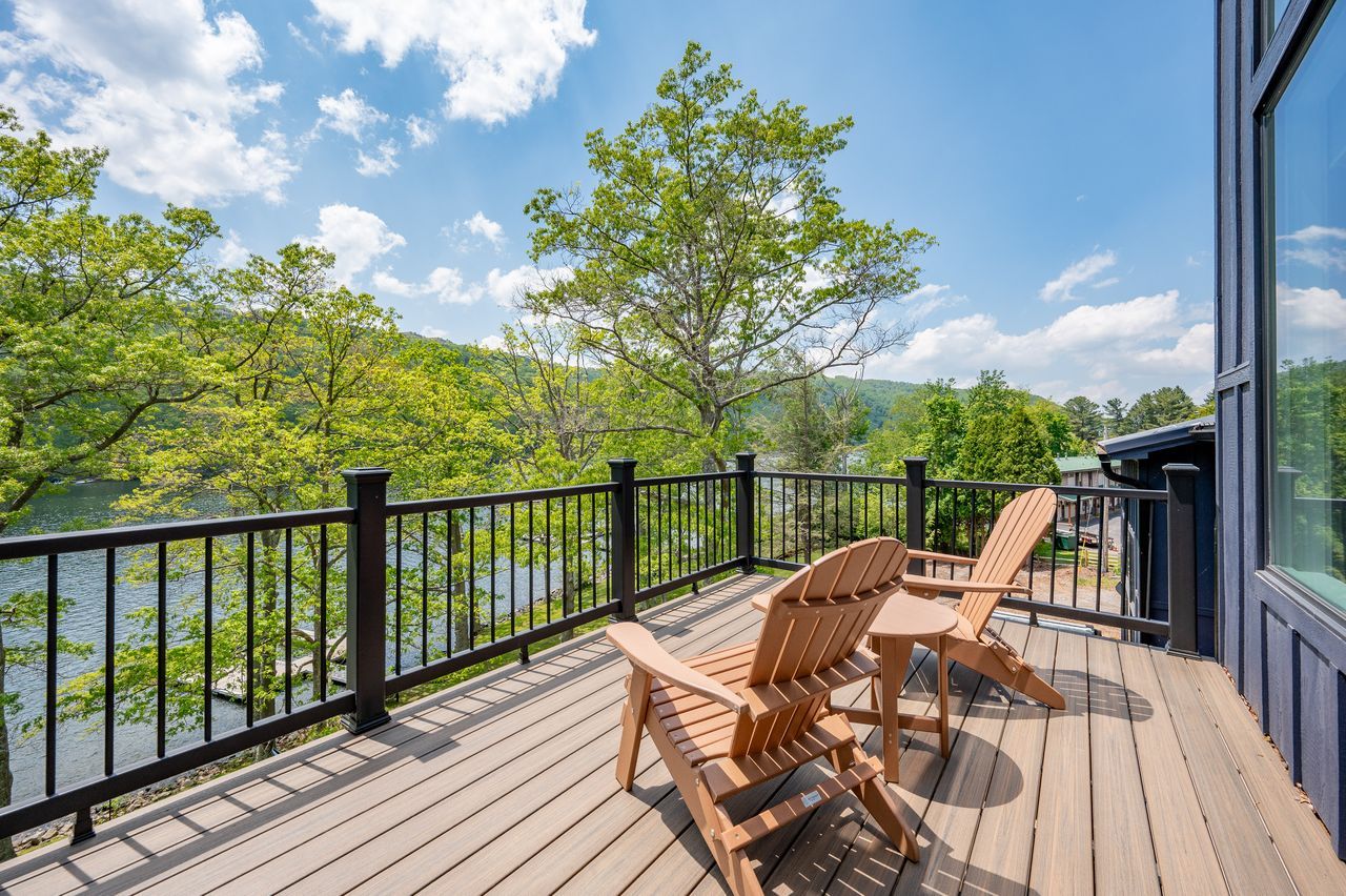 Water's Edge — deck with a view of the lake