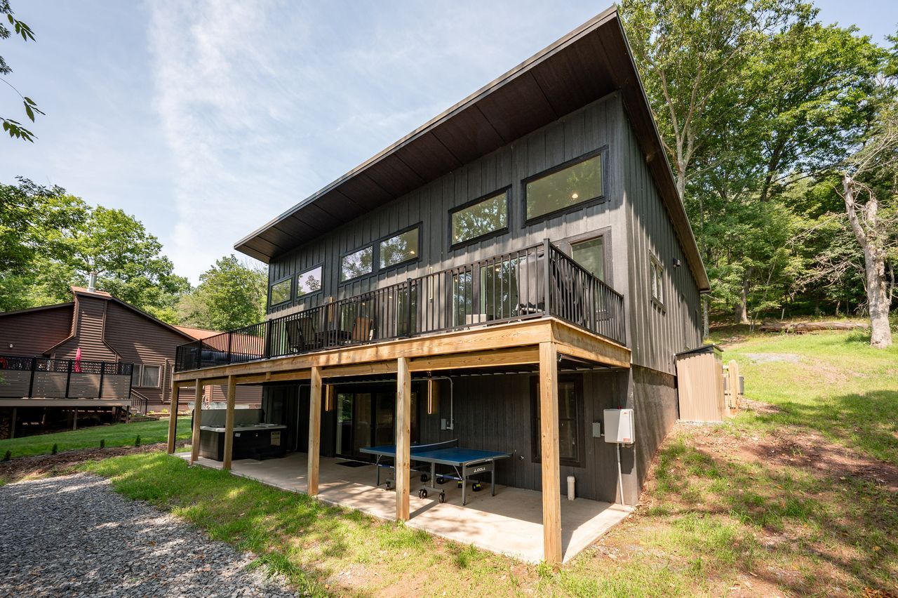 Herrington — modern exterior in the trees