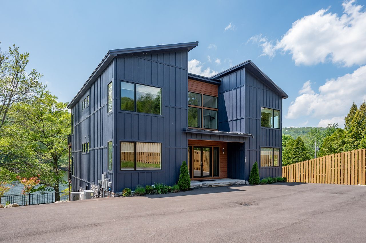 Water's Edge — front elevation